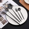 20Pcs Luxury Matte Flatware Set Kitchen Stainless Steel Tableware Set Hotel Dinnerware Set Rainbow Cutlery Set Gift Korean Bowl