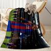 Brazilian Footballer Hairstyle Blanket Warmthful Decor Great for Chair Office Office Chair All-Season Use Stylish Decor