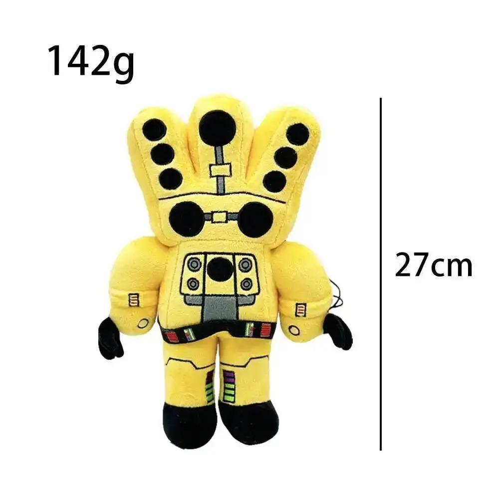 Skibidi Toilet Titani TV Man Speakerman Cameraman Peluche Titani Drill Man Clock Speaker Man Camera Man Peluche Giocattolo Morbido