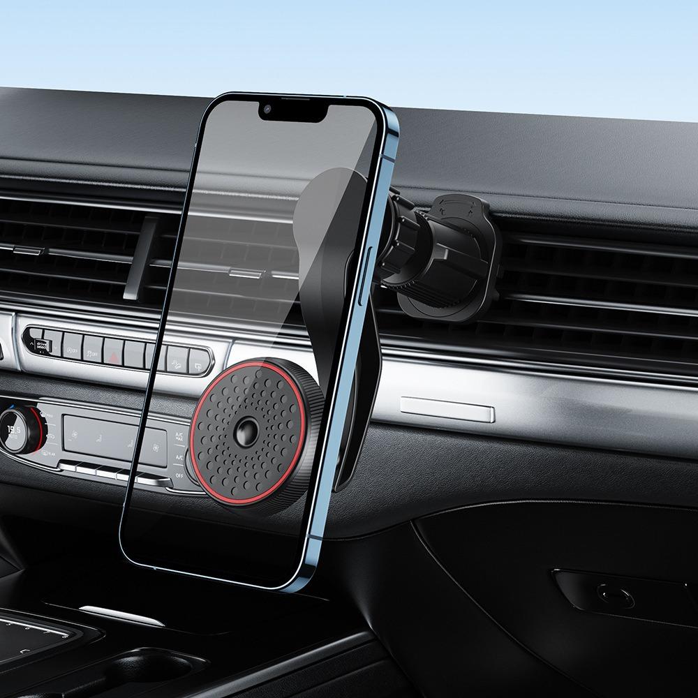 17mm Ball Joint Car Phone Holder Extension Rod 360° Rotatable Black Plastic Extender Auto Air Vent Mount GPS Stand Accessories