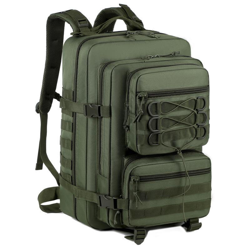 Spacious Wear-resistant Men's Tactical Outdoor Backpack Multi-purpose Bag Ideal for Hiking Camping Trekking Travel&Gear Storage