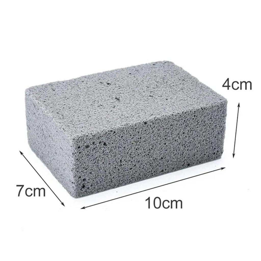 2pcs Grill Cleaner Stone Cuttable Strong Cleaning Brush Multifunctional Durable Dirt Removal Rust Strong Brush Cleaning Supplies