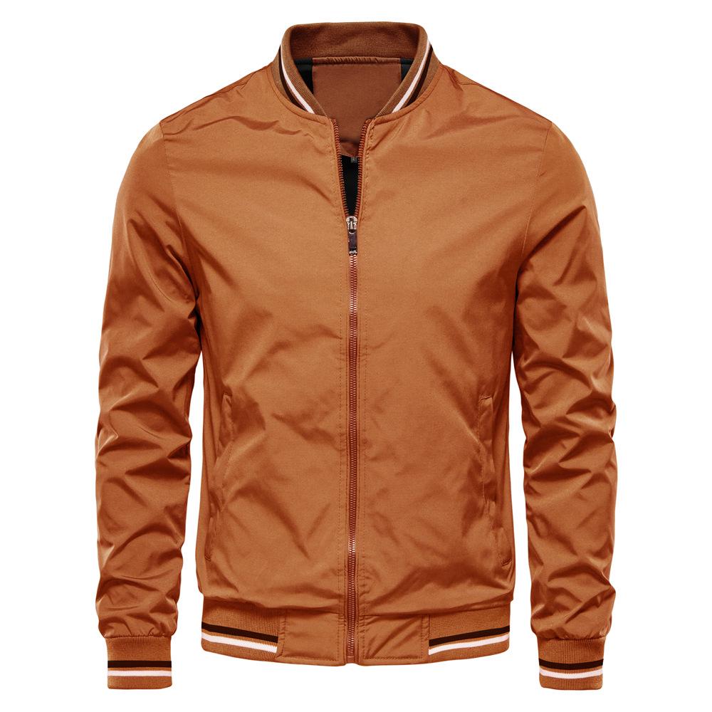 Trendy Men's European & American Casual Spring/Autumn Jacket - Fashionable, Lightweight Outerwear