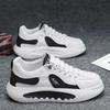 Autum New Leather Men Chunky Sneaker Designer Casual Running Shoes Fashion Street Wear Microfiber Leather Slip on Workout Shoes