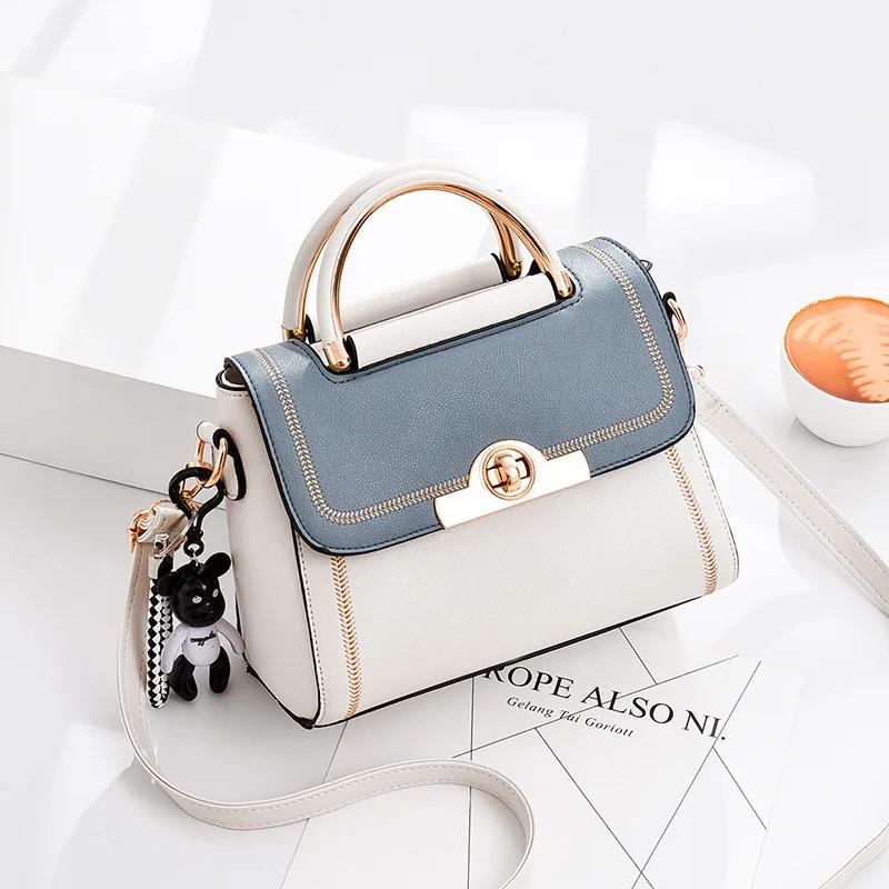 Fashi and Western Style Women s Shoulder Bag Matching Color Portable Women s Bag Bags for Women  New Luxury Handbags