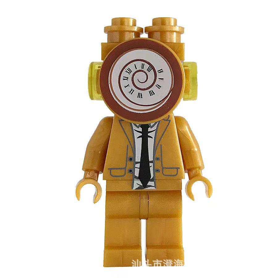 Skibidi Toilette TV-Mann Lautsprechermann Kamera-Mann Bauklötze Set, Actionfigur Modell, Kreative Bausteine, Geschenk für Jungen Kinder