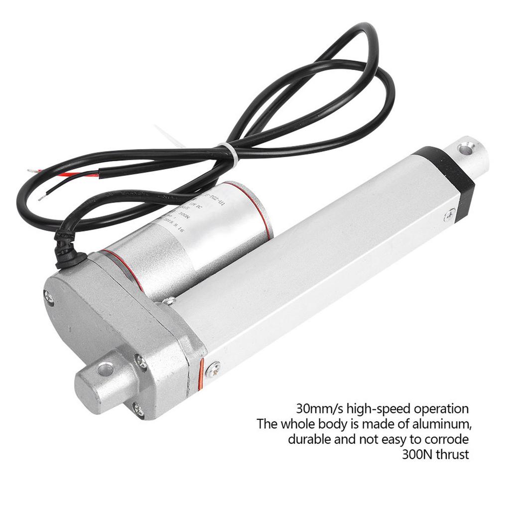 JS TGZ U1 Electric Linear Actuator DC Motor Multi Function Actuator 30mm S 300N 12VDC IP45(50mm )