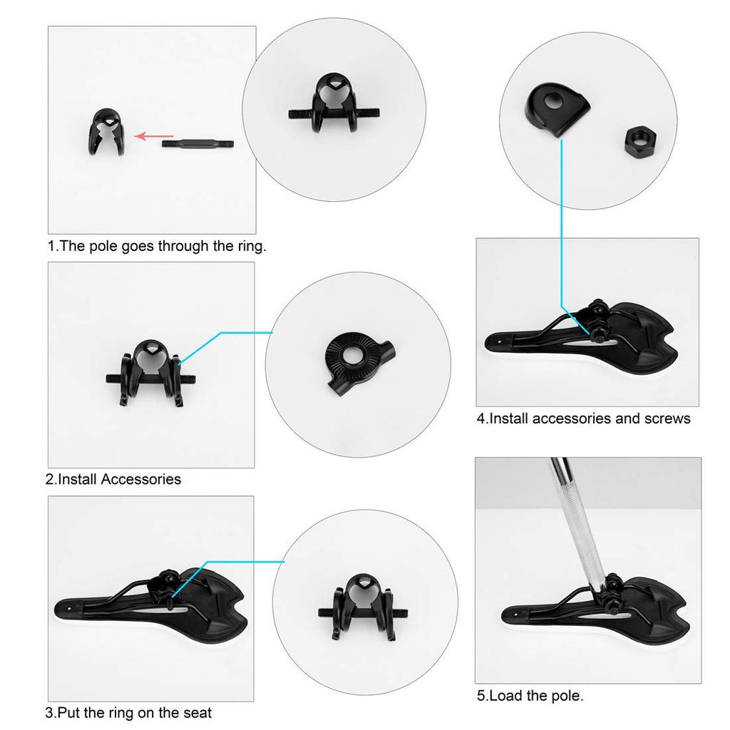 Soft Bicycle Saddle, Colored Seat Cushion Saddle for Bikes, Ergonomically