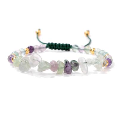 Natürlicher Stein Perlen Verstellbares Armband Handgefertigt Makramee Gewebter Schmuck für Männer und Frauen Geeignet für den täglichen Gebrauch und als Geschenk