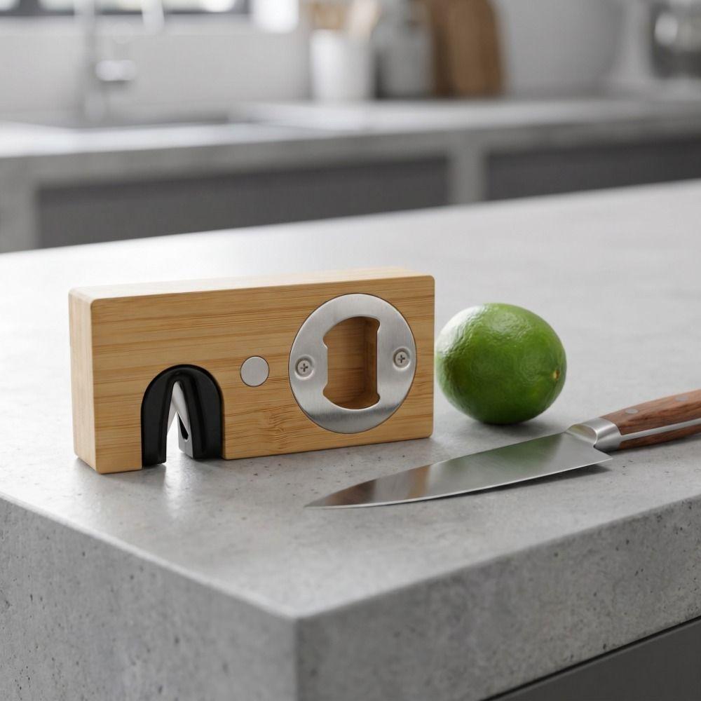 Magnetic Feature Beer Bottle Opener Rectangle 2 In 1 Bottle Tapper Jar Remover Party Gadgets
