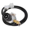 Acqua Gassata Fabbricatore Automatico di Birra Manometro di Secondo Stadio Set Distributore con Tubo Nero con Sicurezza