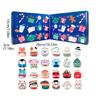 Calendario dell'Avvento di Natale Include 24 Ornamenti con Figure di Animali in PVC Calendario dell'Avvento a Sorpresa 24 Giorni Per la Decorazione delle Feste