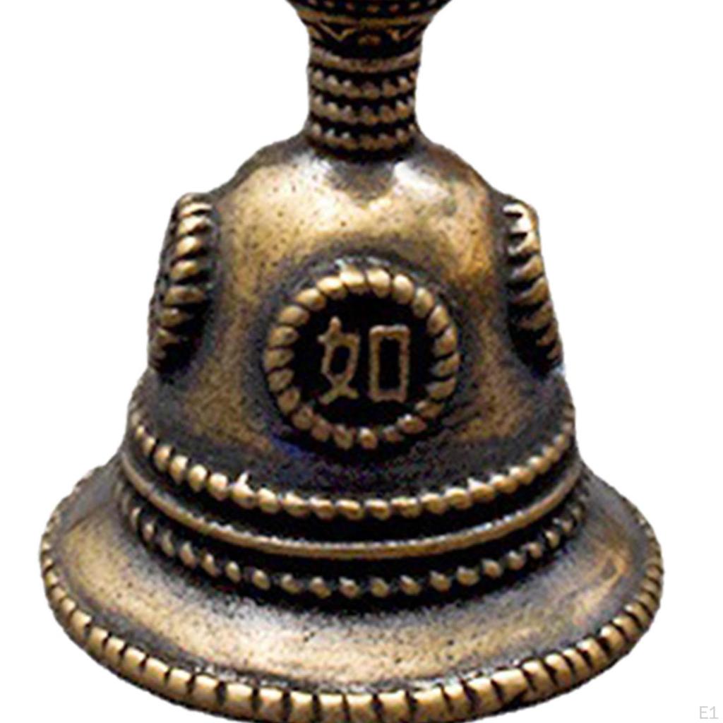 Vintage Wind Chimes Bell 1.77x0.98inch Bronze Good Luck Craft Feng Shui Retro for Front Door