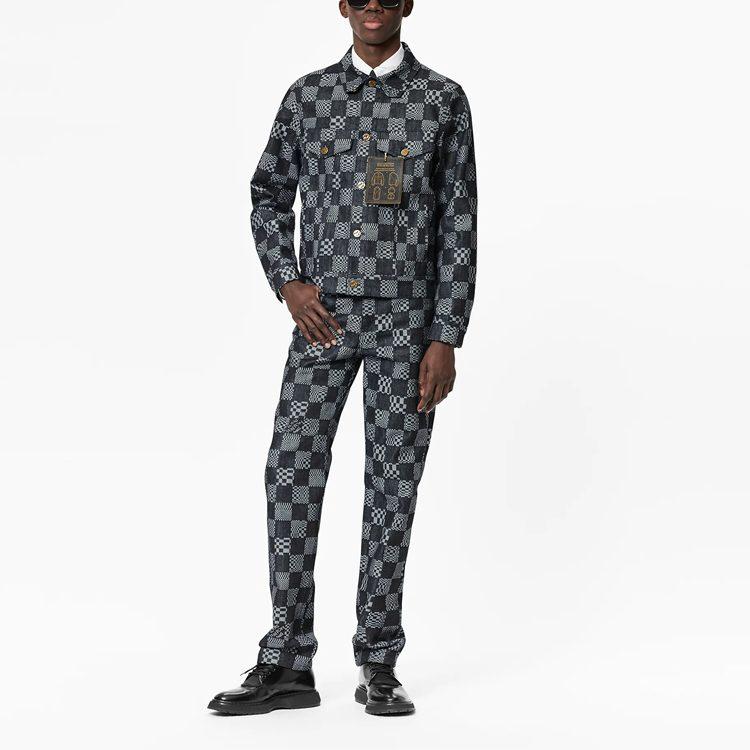 Louis Vuitton Distorted Damier Denim Jacket 1A8WBL
