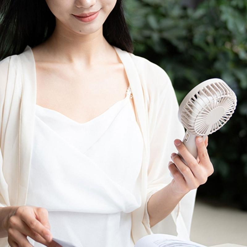 Rechargeable Fan Digital Fan USB Fan Camping Fan Powerful Fan USB Small Fan Suitable for Work School Bedroom Use