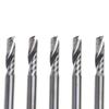 Ball Nose End Mill 5 Pcs Straight Electric Milling Cutters Router Bit Carbide End Spiral Milling Cutter for Woodworking