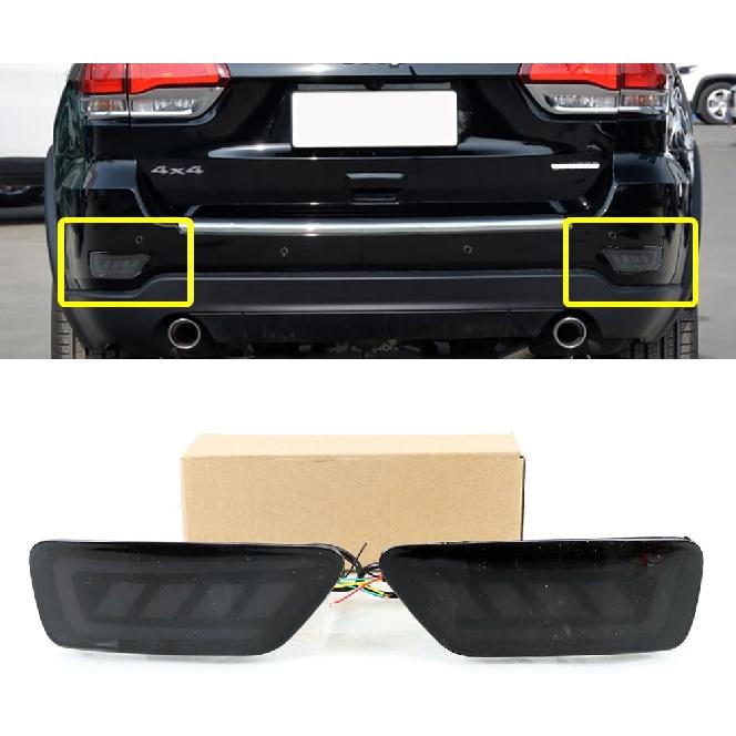 

LED Tail Light Compatible With Jeep Grand Cherokee 2011-2021,Jeep Compass 2011-2016,Dodge Journey 2011-2017, Brake Light Rear Bumper Reflector Fog Smoke Lens