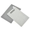 Juego de Tablas de Cortar de Plástico Accesorios de Cocina Pies Antideslizantes Estante de Almacenamiento Apto para Lavavajillas Tabla de Cortar