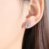 Plum Blossom Earrings Female Niche Design Sense Blooming Flower Earrings Gentle and Sweet Flower Earrings