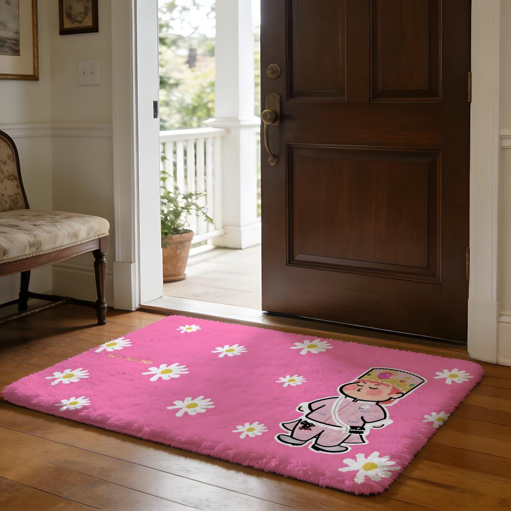 Floor Mat Soft Flannel Rug Non-Slip Absorbent Mat for Bathroom Bedroom Home Decor Kpop Top Hot Singer G-GD
