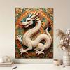 Handmade Exquisite Chinese Dragon Pearl DIY Painting Creative Interior Wall Art Fine Gift For Household Home Space Beautification Elegant Decor