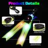 Pack LED Reflector for Kids - USB Rechargeable - for Backpack, Cycling, Running, Jogging