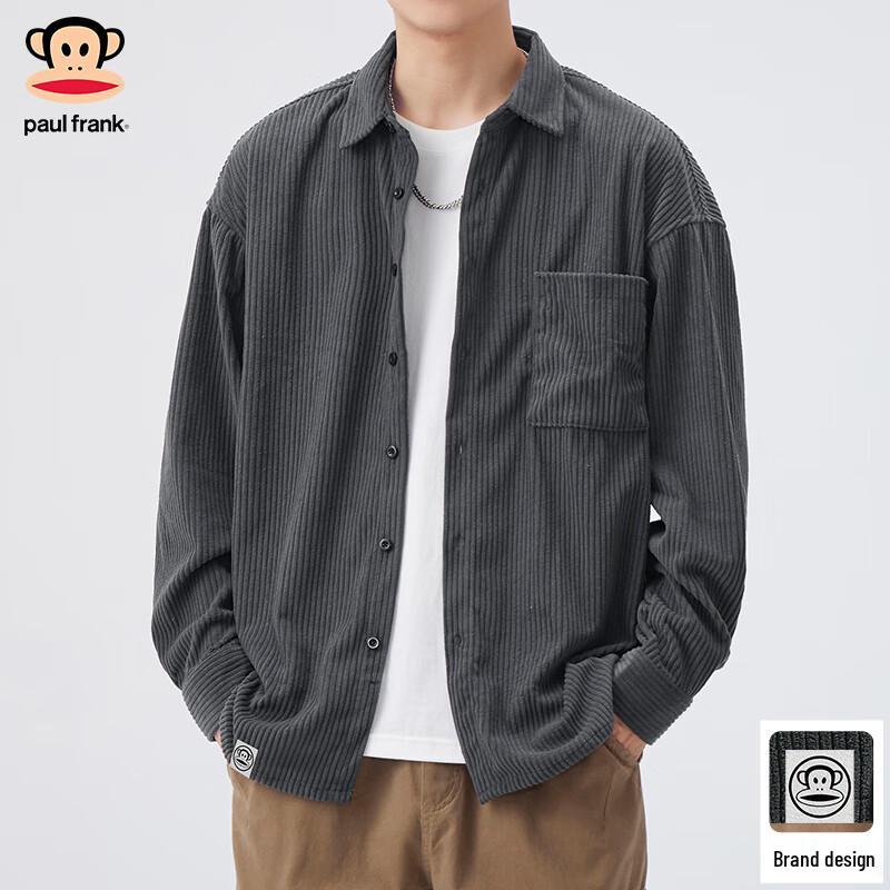 Paul Frank Men s Casual American Style Long-Sleeve Shirt 2XL