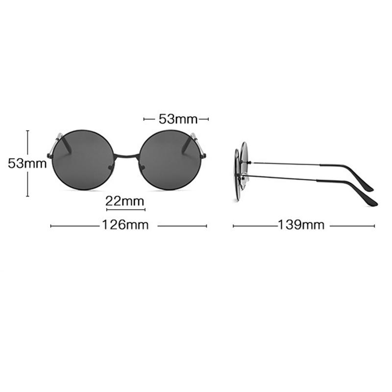 Round Metal Sunglasses For Men And Women Retro Vintage Sunglasses Popular Fishing Glasses Fashion Leisure Glasses Uv400