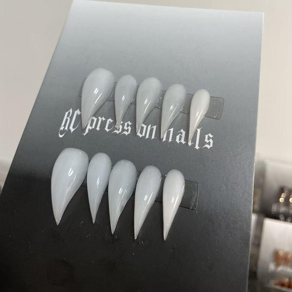 

10PCS Eagle And Cat Claw Dragon Claw Wearing Armor Press On Full Nail Tips Manicure Tools L
