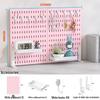 Desktop DIY Pegboard: Large Accessory Holder for Office or Home Desk, Clamp-Standing Storage, Hanging Rack, Countertop Decoration Display.