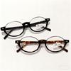 Korean-style Small Oval Small Frame Reading Glasses Retro Half Frame Blue Light Protection Presbyopia Glasses for Male Female