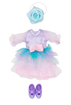 Lil' Lil' Fee Puppenkleid Flauschiges Chiffonkleid FOD-05