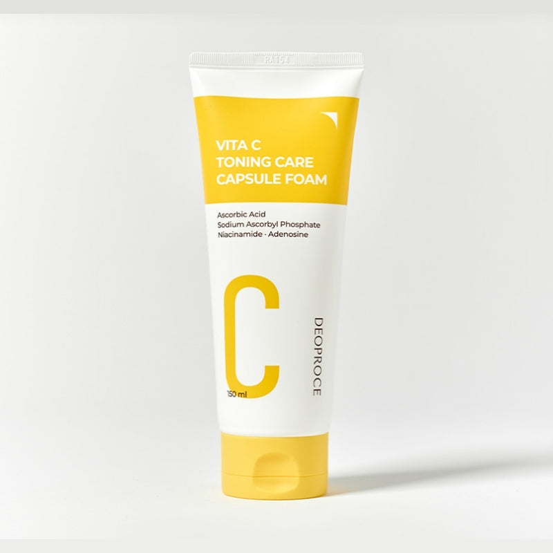 Deoproce Vita C Toning Care Capsule Foam Cleansing 150ml*1Pc/2Pcs/3Pcs/4Pcs 1Pc