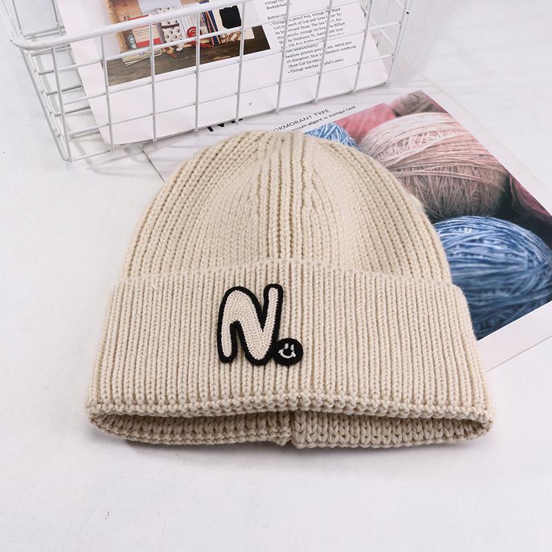 Women's Autumn and Winter New Dopamine Wool Hat Korean Versatile Knitted Hat Student Outdoor Warm Face Showing Small Cold Hat