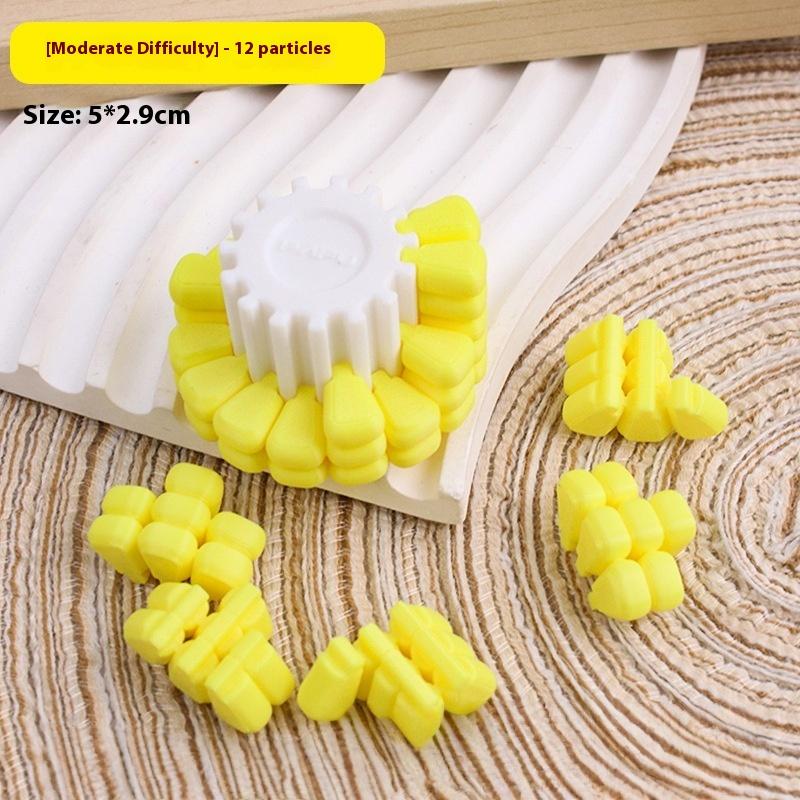 

3D Printing Corn Magic Cube Stress Relieving Toys Tetris Jigsaw Puzzle Originality Becrypt Brain Burning Developmental Toys