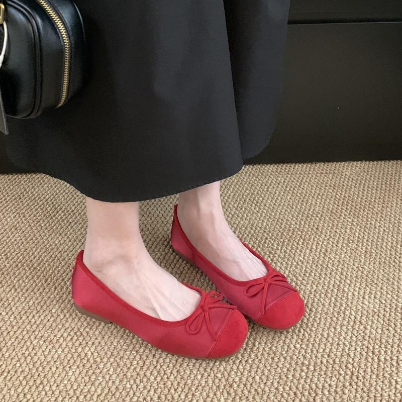 Fashion Bailamos Women Flats Fashion Round Toe Shallow Slip On Ladies Soft Ladies Mary Jane Ballerinas Flat Heel Casual Ballet Shooes