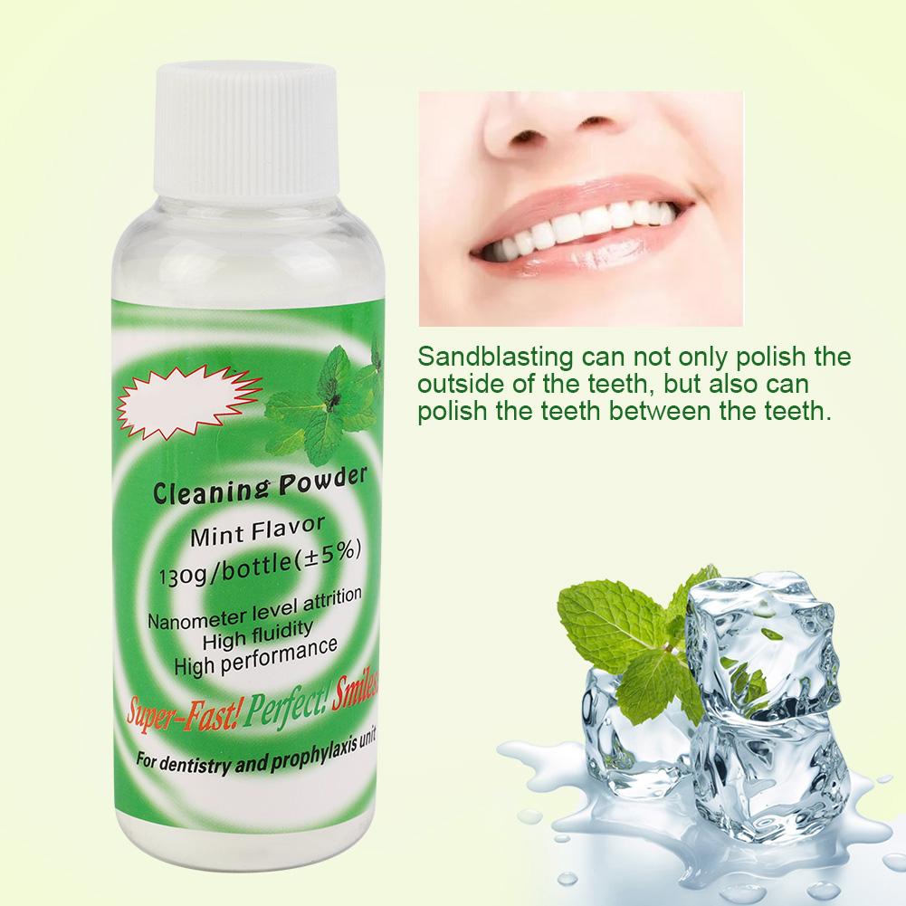 3 Optional Flavours Dental Cleaning Powder Prophy Mate Air Jet Polisher Cleaning Powder