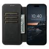 SUTENI J06 For iPhone 17 Case Litchi Texture Leather Wallet Phone Shell Compatible with MagSafe