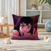 Demon Slayer Upper Moon Demons Anime Plush Pillow Cover Soft Short Plush Cushion Cover For Sofa Bedroom Home Decor Gift