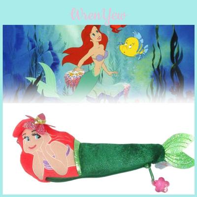 Adorable Ariel Mermaid Plush Pen Pouch For Kids, Soft And Comfortable Fabric, Perfect Storage For Pens, Coins And Small Items