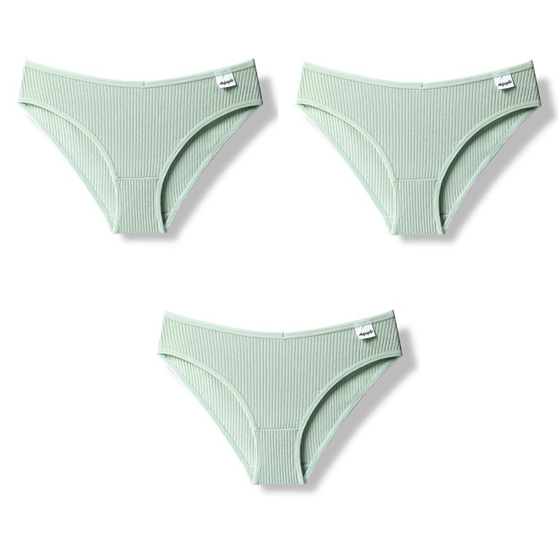 3PCS/se New Cotton Sexy Panties for Women Underpants Briefs Underwear Plus Size Pantys Lingerie