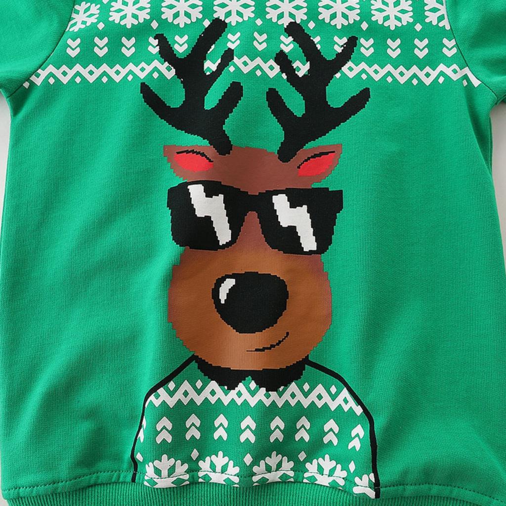 Kids European- Trendy Long Sleeve Sweatshirt Pullover for Boys Girls Everyday Wear