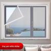Nano Anti-Mosquito Breathable Window Screen with Easy No-Punch Installation