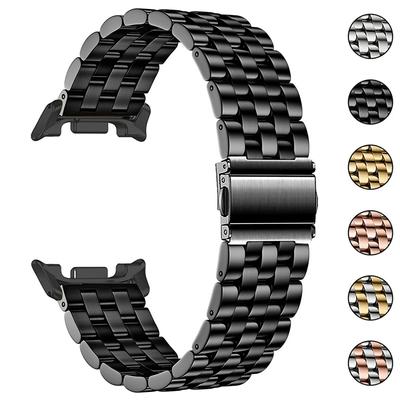 Pasek ze stali nierdzewnej do Samsung Galaxy Watch 8 40mm 44mm 8 Classic 46mm Galaxy Ultra 47mm 2025 Pasek Metalowa Bransoleta Opaska na Nadgarstek