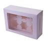 Pudełko Na 6 Muffin  24X16X7,5Cm Z Oknem I Wkładką 10Szt