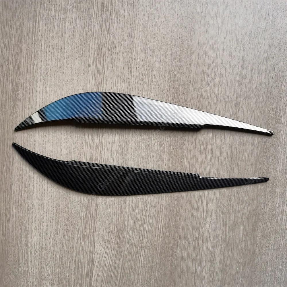 2Pcs ABS Gloss Evil Headlight Eyebrows Eyelid For BMW 4 Series F32 F33 F36 M4 420d 420i 425d 430i 435i 440i 2013- Tuning