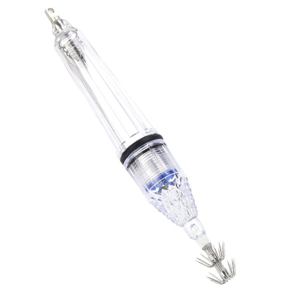 5PCS 17cm Squid Lure Light LED Attracting Lamp Portable Fishing Bait Light  Saltwater Fishing
