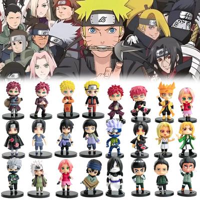 Neuestes 12er Set Anime Figur Naruto Shippuden Hinata Sasuke Itachi Kakashi Gaara Action Figur Q Version PVC Figuren Spielzeug Geschenk