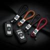 BABA1 Hot 2025 PU Leather Braided Woven Rope Keychain Key Car Trinket Keyring For BMW E36 E46 E53 E90 E60 E61 E93 E87 X1 X3 X5 X6 F30 