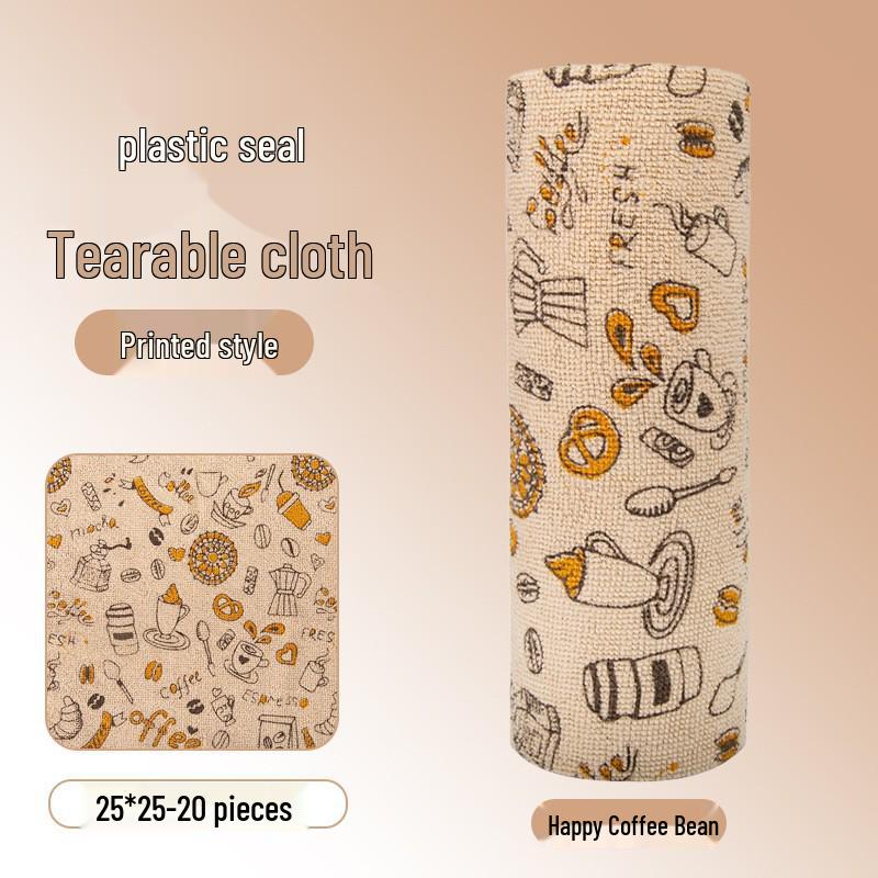 Tearable Multifunctional Microfiber Dishcloth for Kitchen Cleaning